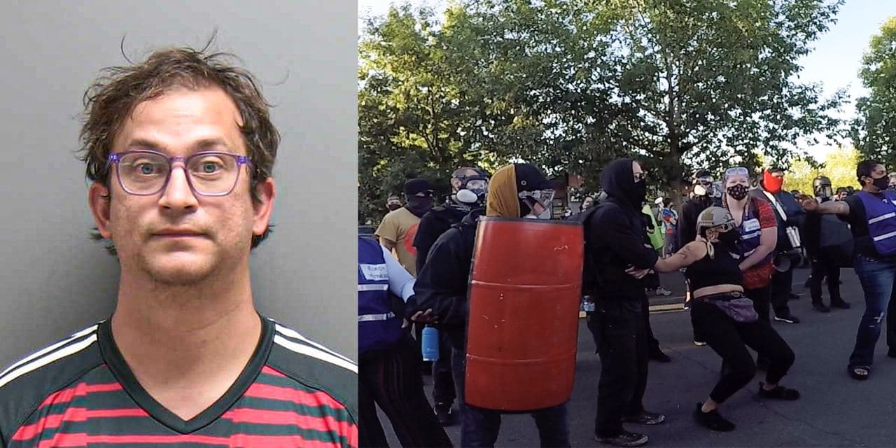 Antifa member arrested in Oregon at violent protest against church group