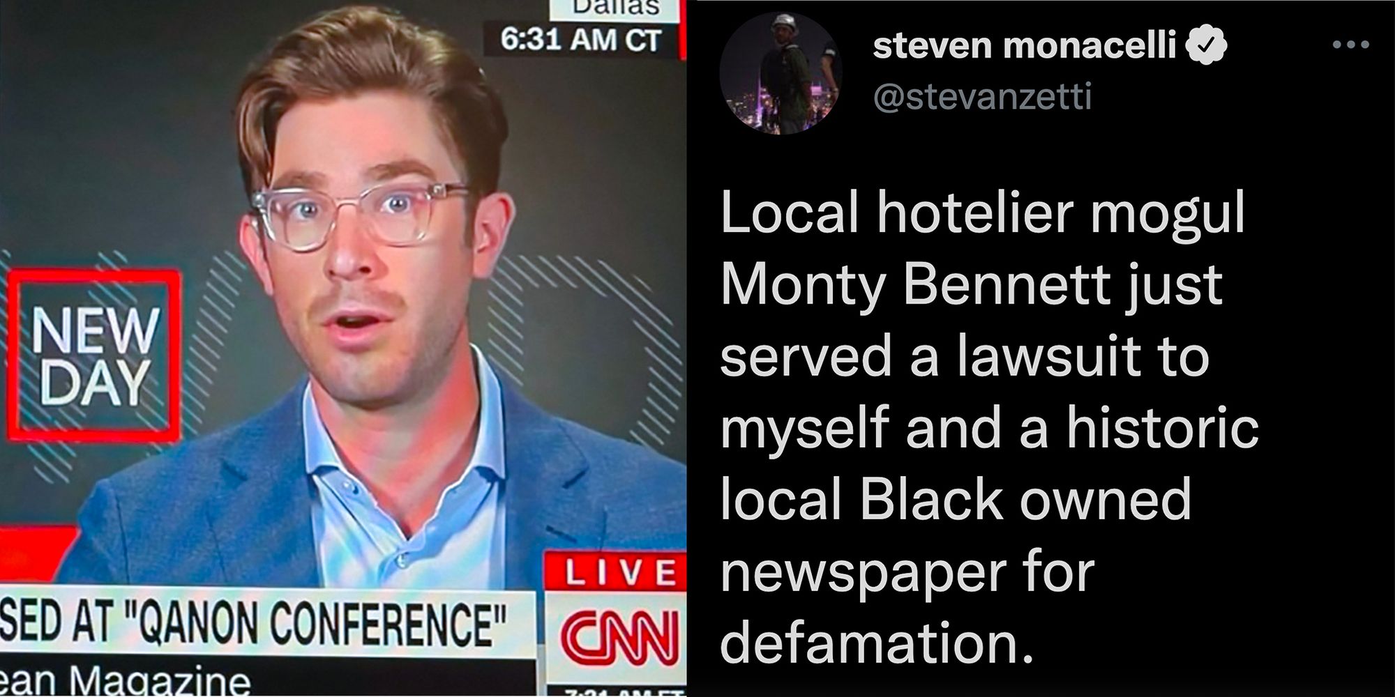 Socialist journalist sued by Texas newspaper for defamation