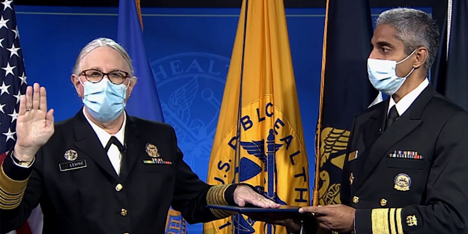 Biden's transgender assistant health secretary becomes 'first-ever female' four-star admiral in Public Health Service