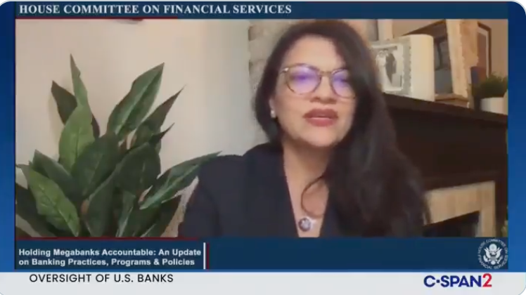 WATCH: Tlaib demands banks stop financing oil refineries because of 'environmental racism'