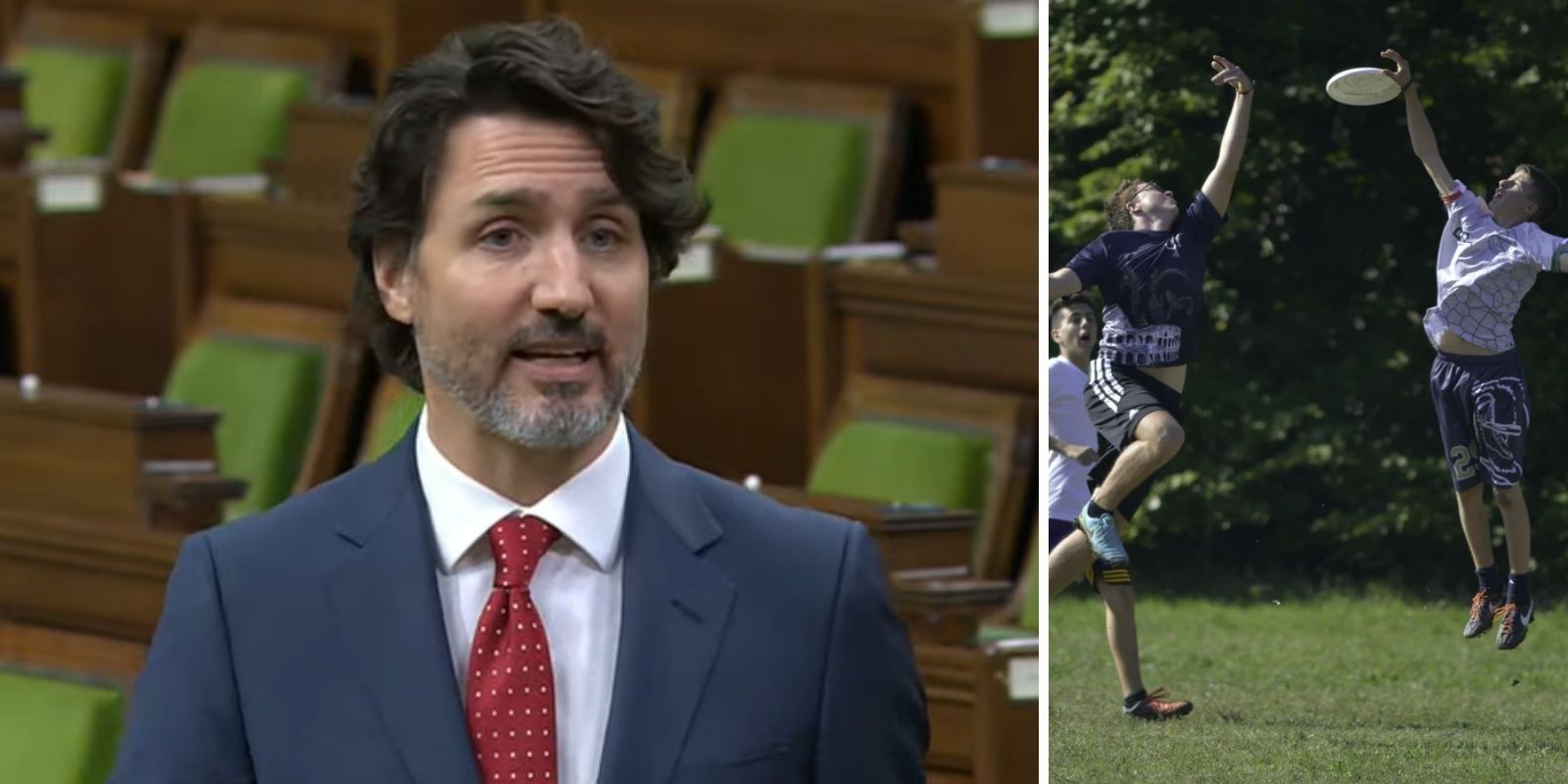 Prime Minister Trudeau injured ankle playing frisbee, doctor recommends using cane