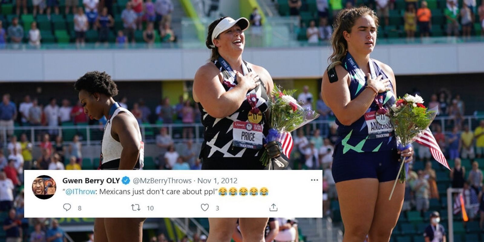 REVEALED: Anthem-snubbing Gwen Berry has history of racist posts on social media