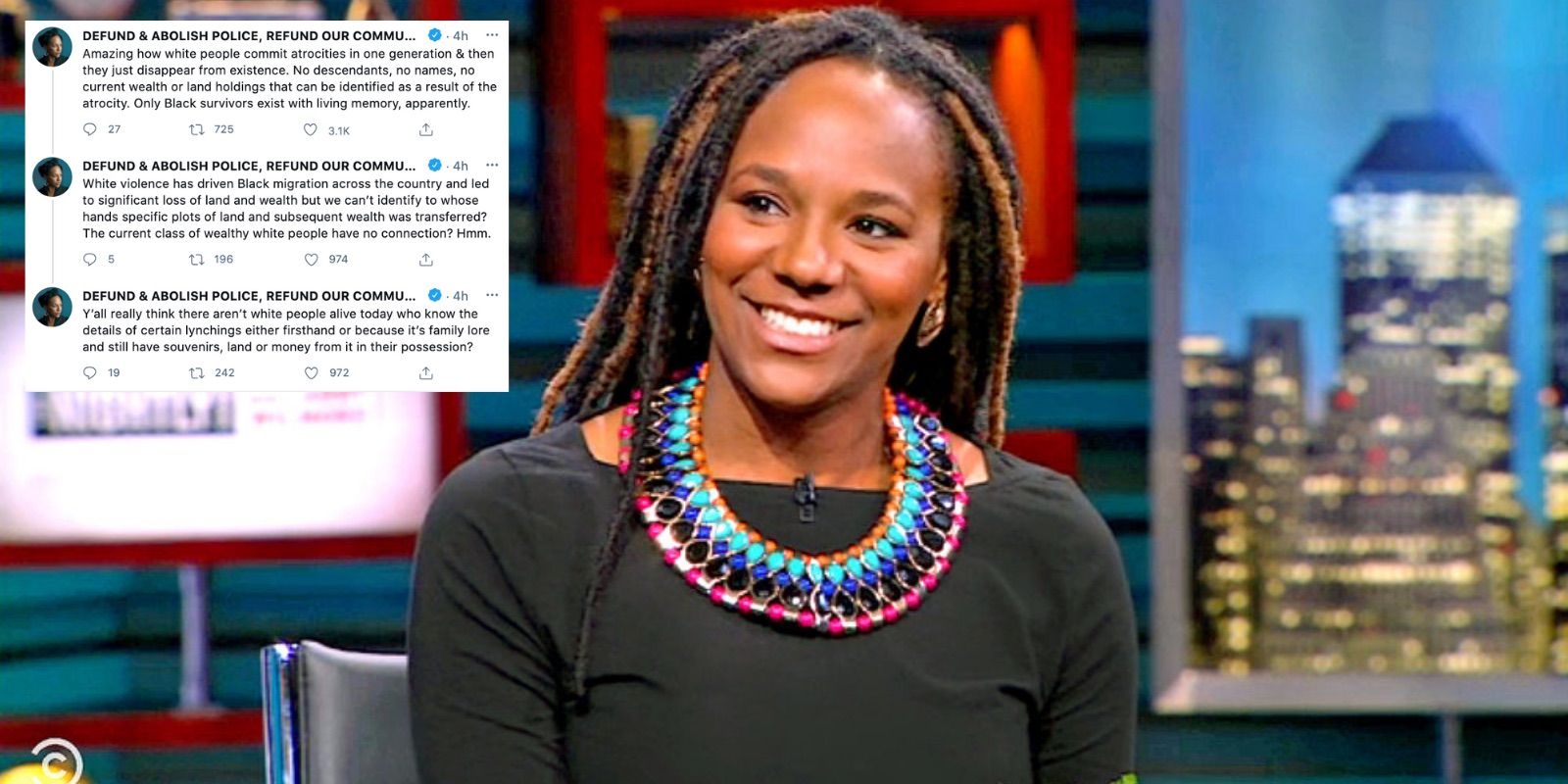 BLM activist Bree Newsome calls for land reapportionment as part of reparations