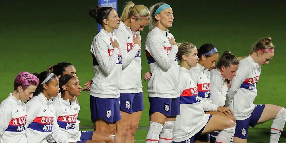 Woke US Women's soccer team knocked out of gold medal contention after loss to Canada