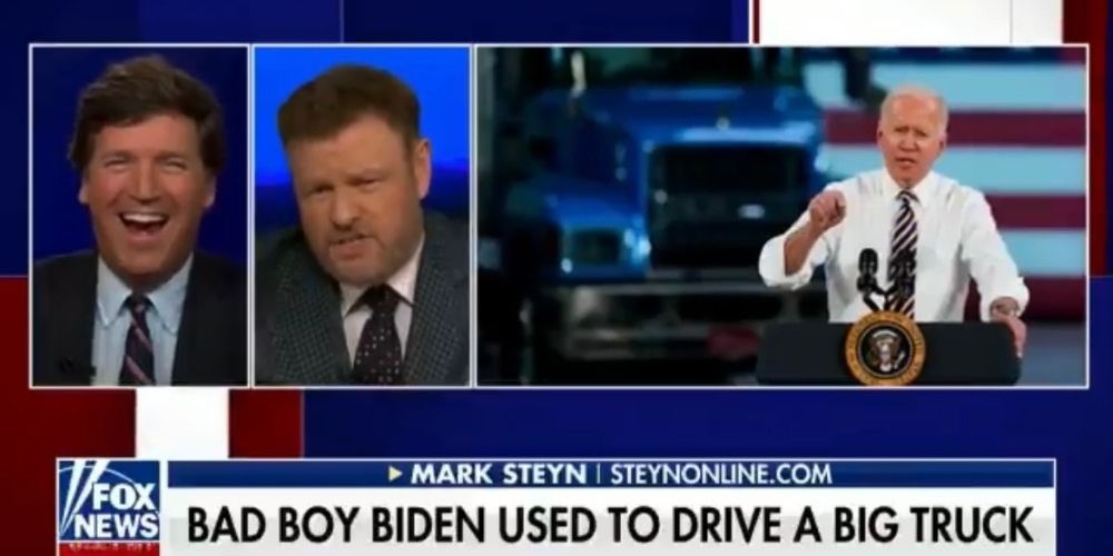 WATCH: Mark Steyn tells Tucker Carlson there's nothing Joe Biden hasn't claimed to have done in his life