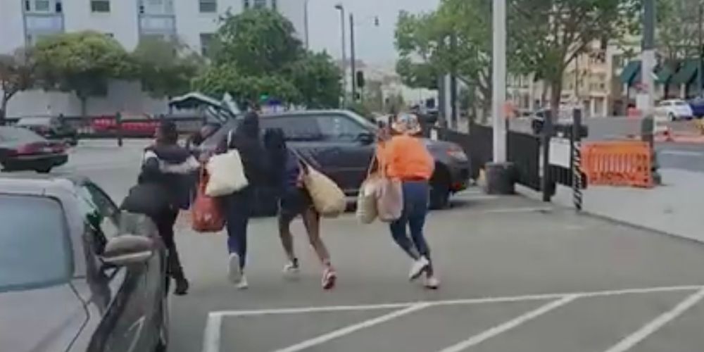 WATCH: 'Organized theft ring' captured on video in mass shoplifting incident in San Francisco