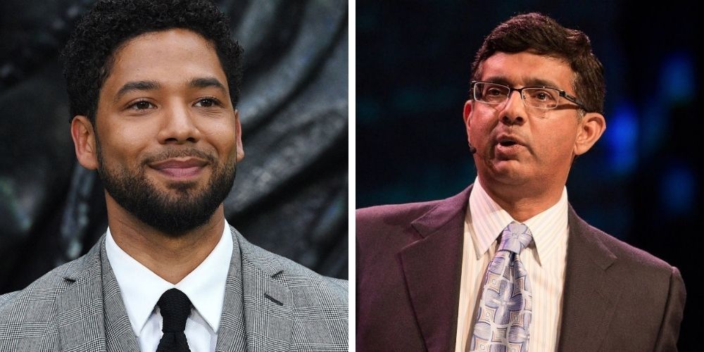 WATCH: Dinesh D'Souza compares the FBI to hate crime hoax poster child Jussie Smollett