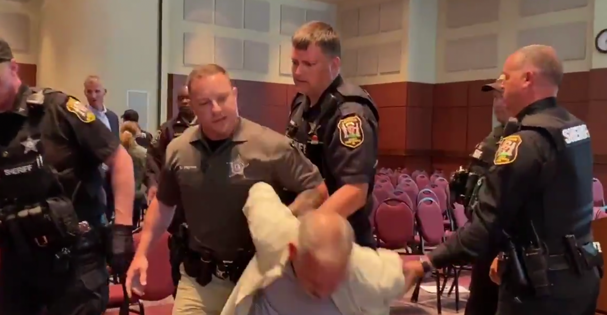 BREAKING: One arrested in Loudoun County school board protest over critical race theory
