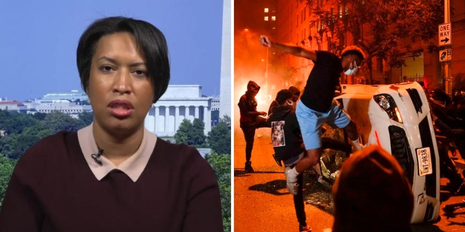 DC mayor falsely claims there was only 'one night of rioting' in the district last summer
