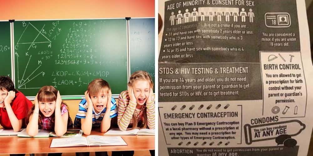 Planned Parenthood sex-ed flyer telling 11-year-olds they could have sex, as long as the partner isn't older than 13, distributed in WA public school