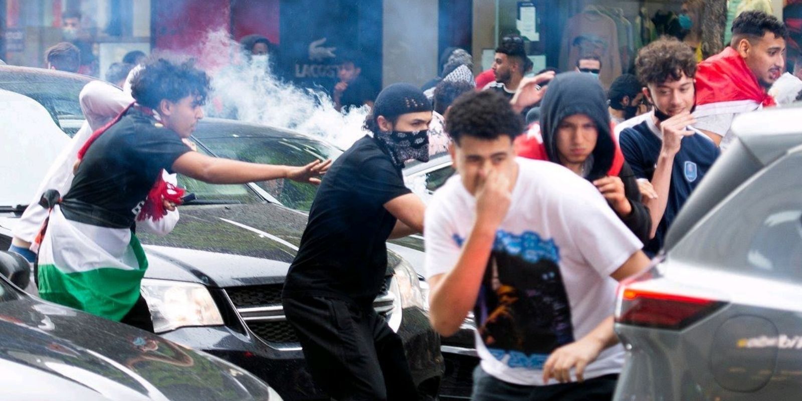 Armed anti-Israel protesters assault Jewish demonstrators in Montreal