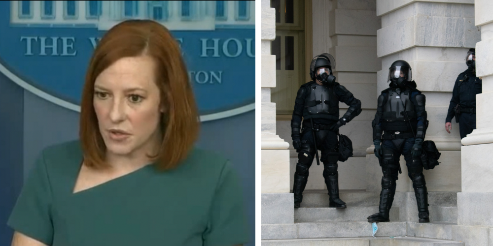 WATCH: Psaki falsely claims 'a number of officers' died January 6 on Capitol Hill