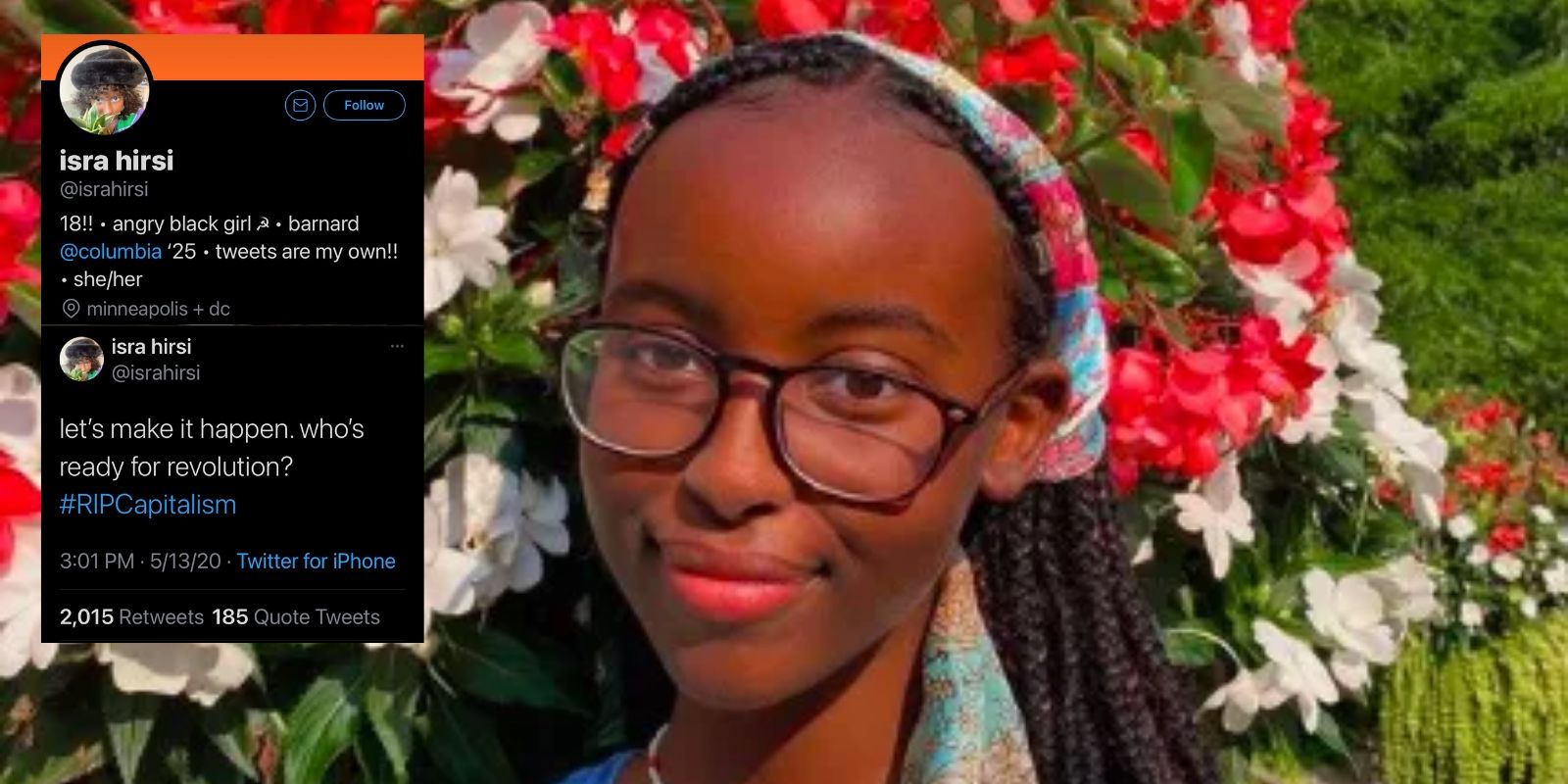 Ilhan Omar's daughter comes out as a communist after supporting riots, calling for insurrection