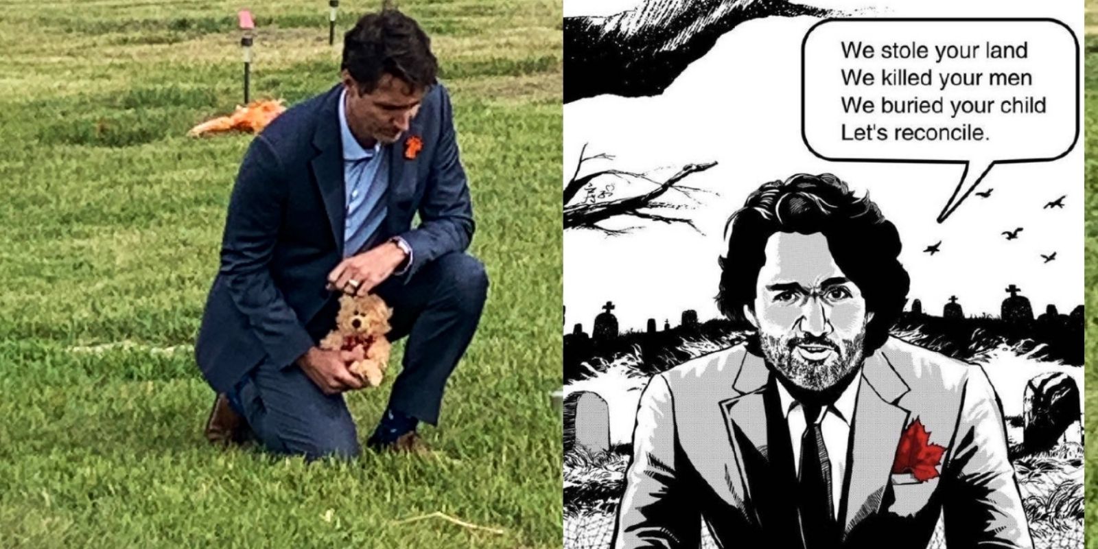Chinese propagandist tweets cartoon criticizing Trudeau's reconciliation efforts
