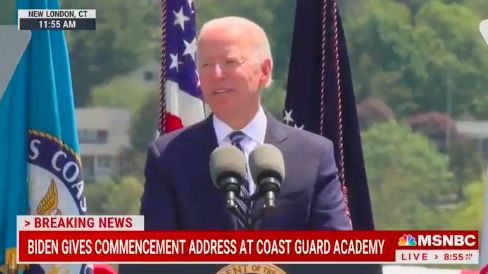 WATCH: Biden insults Coast Guard Class of 2021, calls them 'dull', quotes Mao Zedong