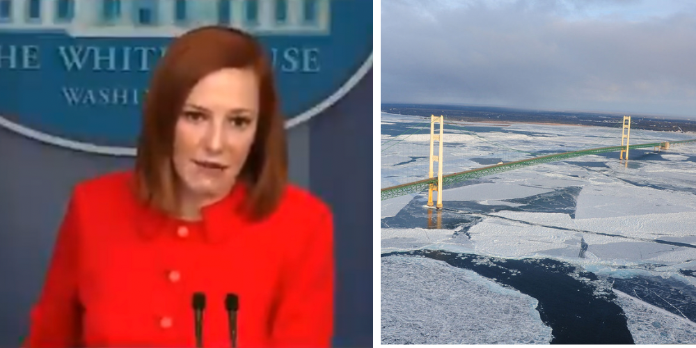 WATCH: White House refuses to address Michigan's demand to close key Canadian pipeline, saying 'it's in the courts'