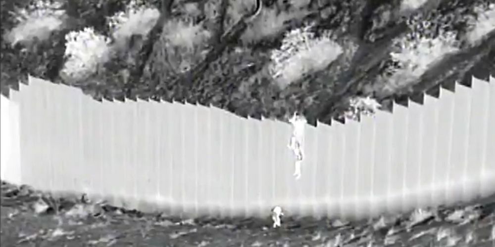 WATCH: Toddlers dropped over border wall by human traffickers