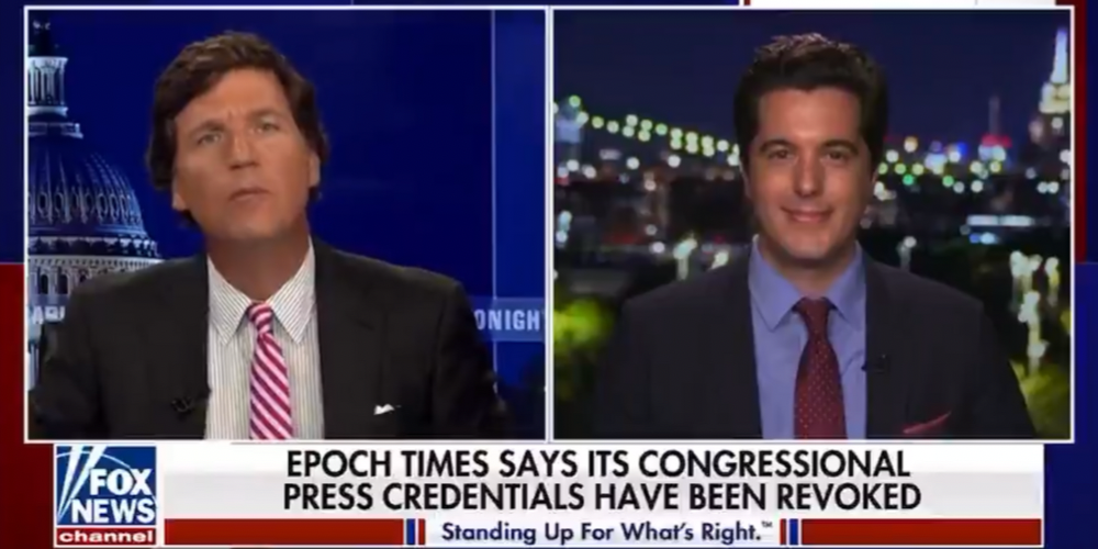 Epoch Times congressional press credentials revoked while Chinese state-run media remains