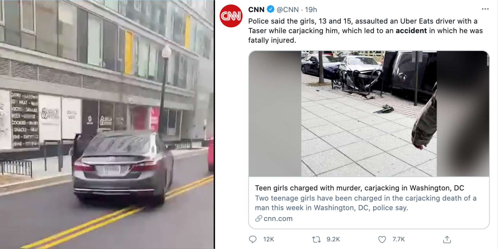 CNN calls brutal murder of South Asian DC Uber Eats driver an 'accident ...