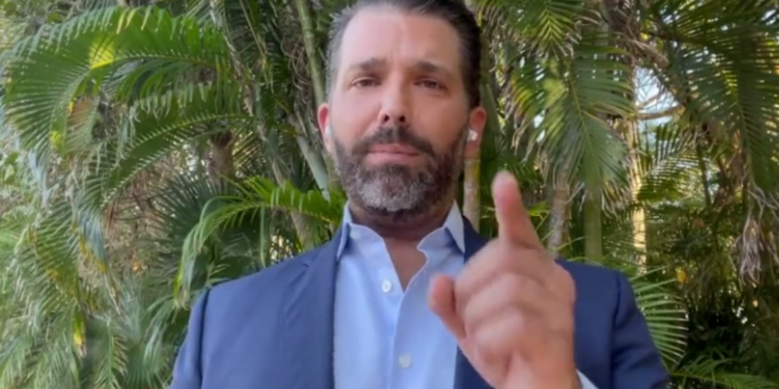 WATCH: Trump Jr. SLAMS Biden for housing migrants in hotels after sheltering National Guard troops in parking garages