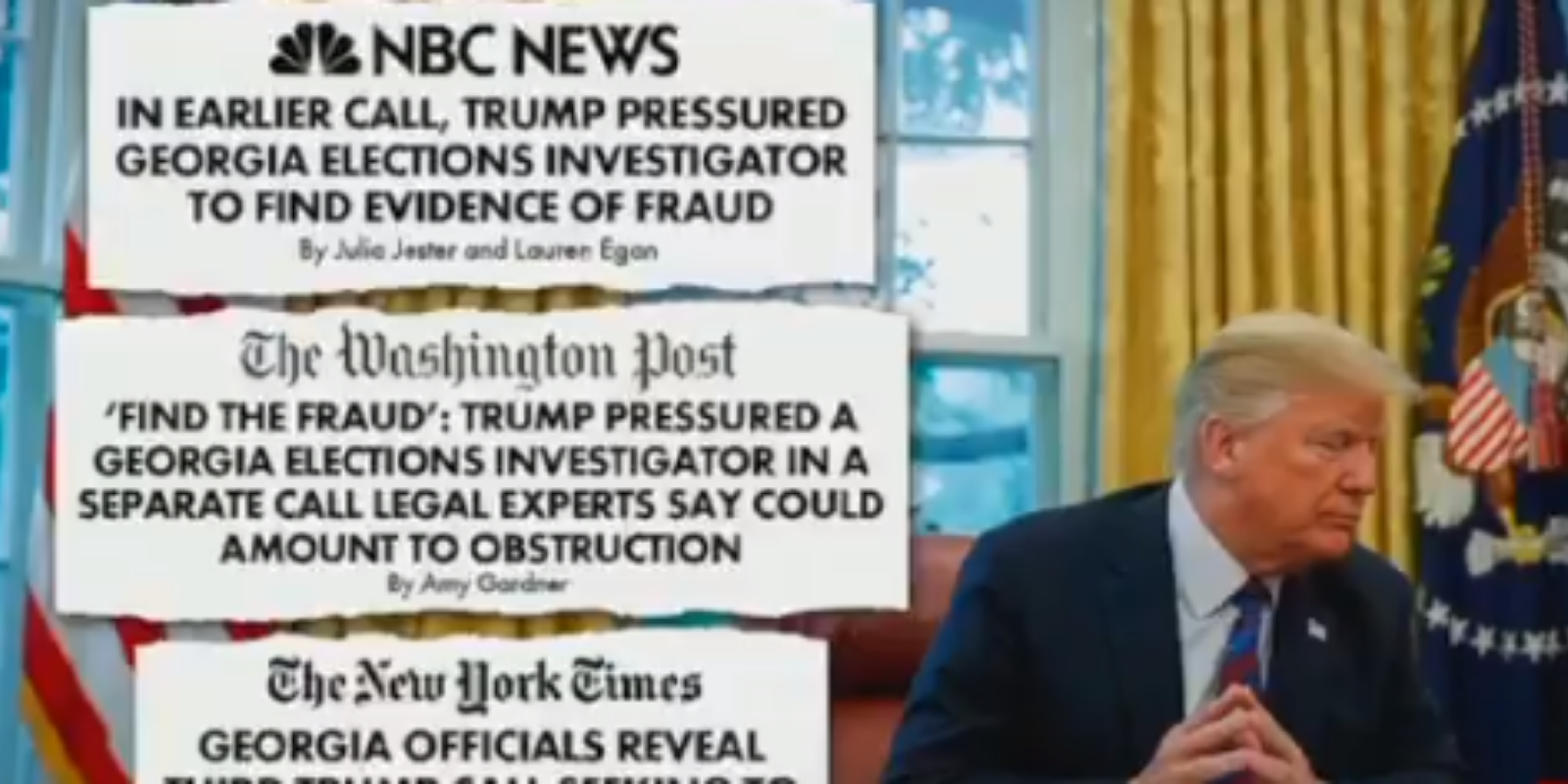 WATCH: Video shows the entire liberal media repeating the 'find the fraud' hoax