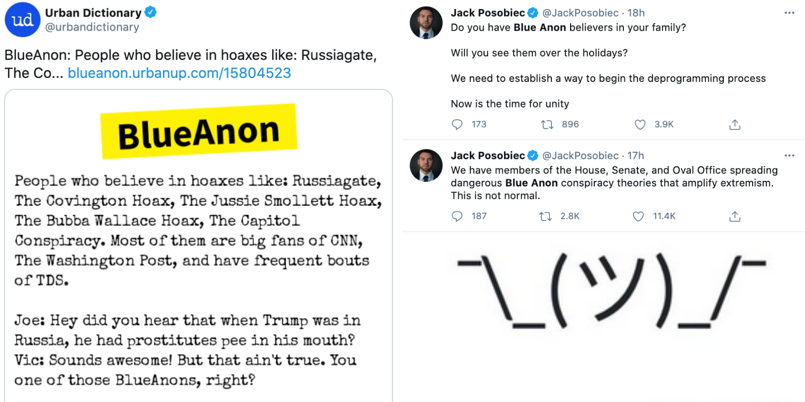 CULTURE WAR VICTORY: Urban Dictionary restores 'Blue Anon' entry after backlash to censorship