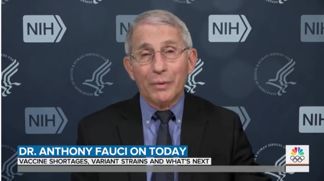 WATCH: Dr. Fauci recommends TWO masks after previously advising to not wear a mask at all