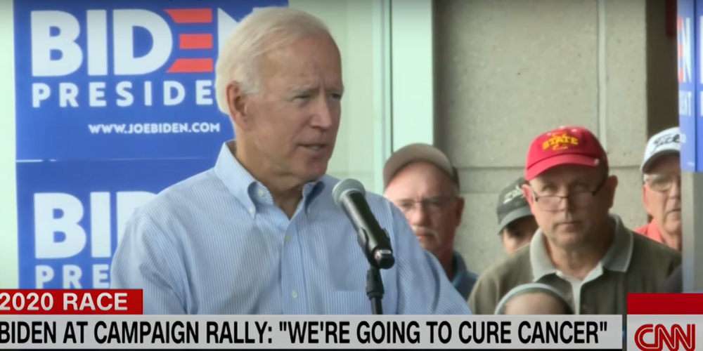 Biden says after he defeats COVID-19, cancer is next on the list