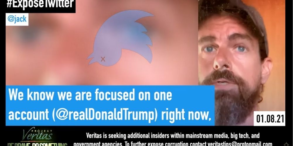 BREAKING: Twitter insider leaks video of Jack Dorsey saying ban is 'bigger than Trump'