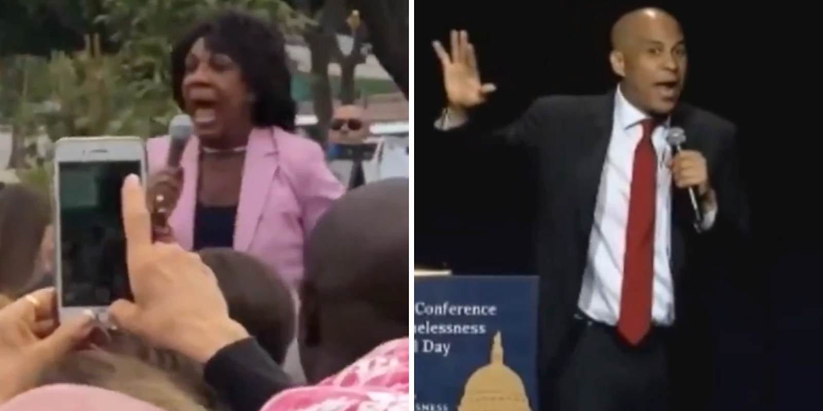 FLASHBACK: Rep. Maxine Waters and Sen. Cory Booker called for violence against elected leaders and Cabinet members
