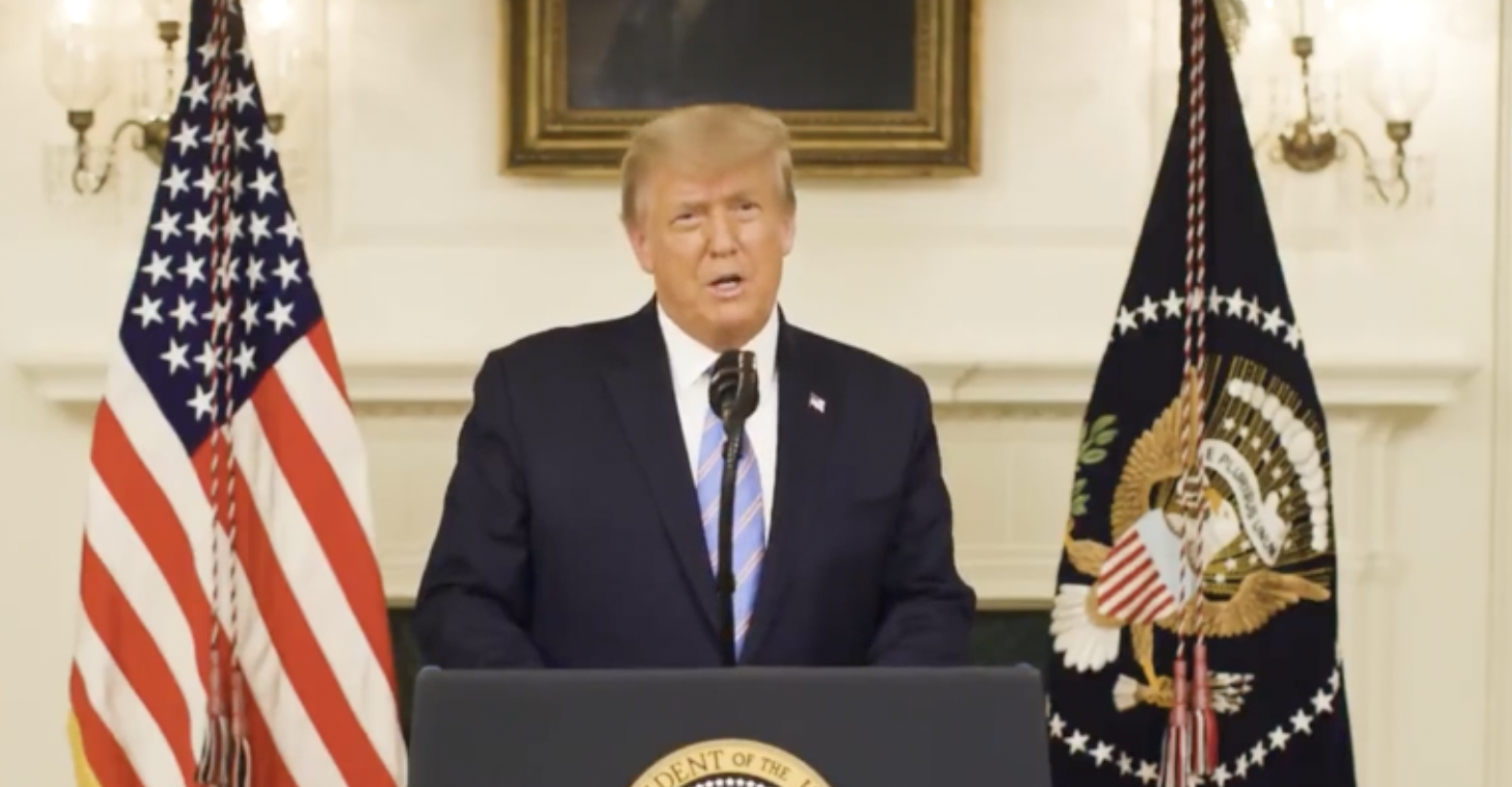 BREAKING: President Trump concedes defeat, condemns Capitol rioters in address to nation
