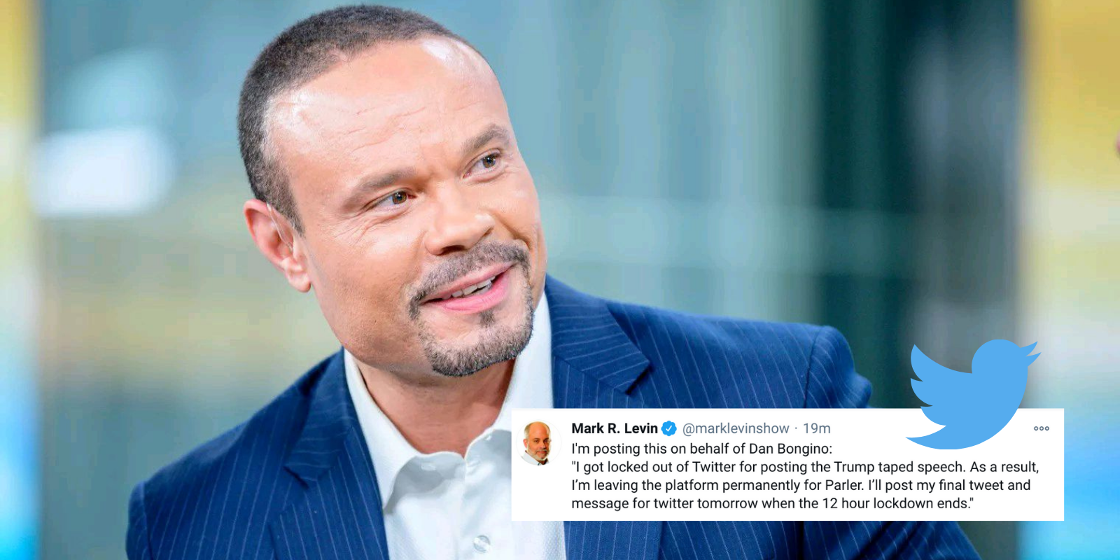 BREAKING: Twitter suspends prominent conservative Dan Bongino for sharing Trump's call to end violence