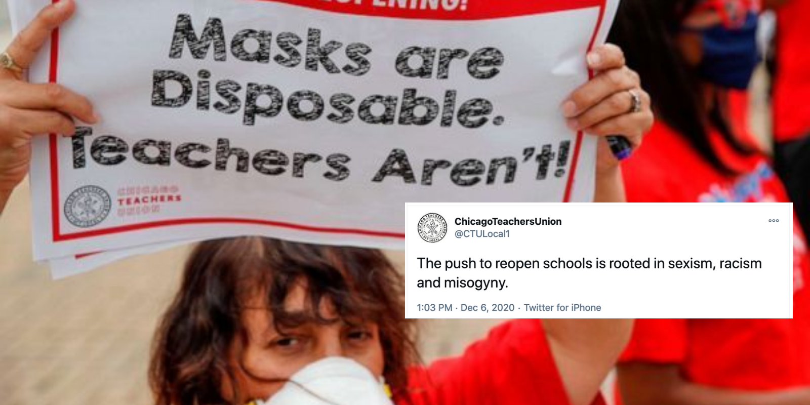 Chicago Teachers Union claims reopening schools is racist, sexist, and misogynist