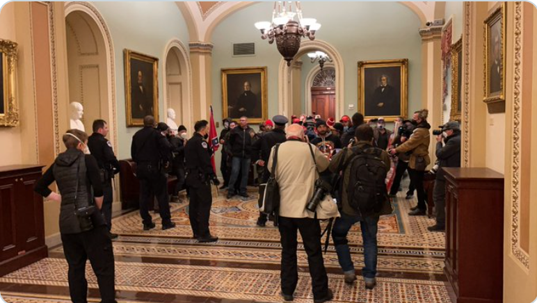 BREAKING: Group of Trump supporters enter Capitol building, storm House, Senate