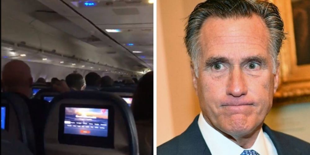 WATCH: Trump supporters heckle Mitt Romney on DC bound flight and call him a 'traitor'