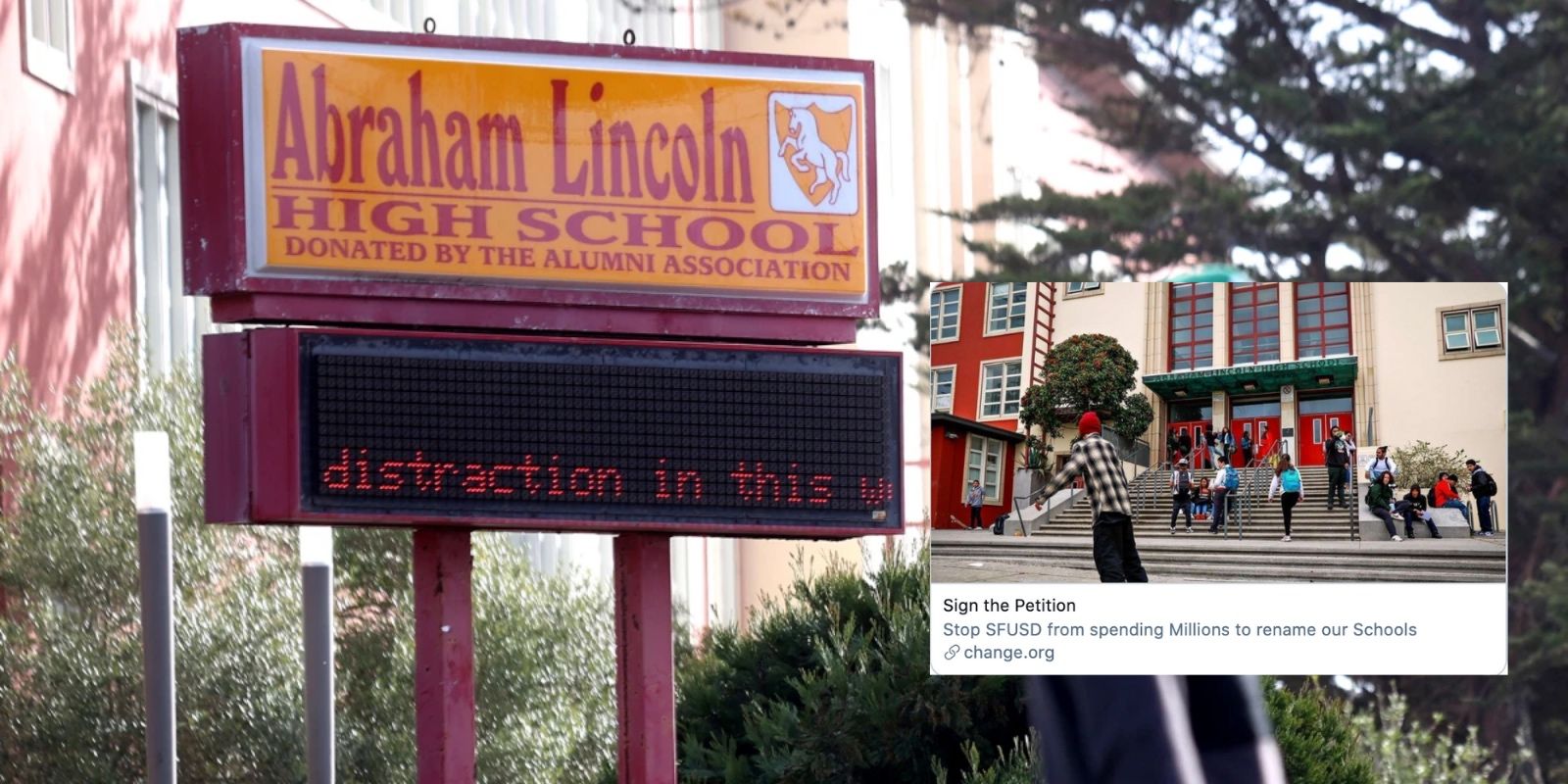 San Francisco faces lawsuit over renaming schools to erase 'racist' past