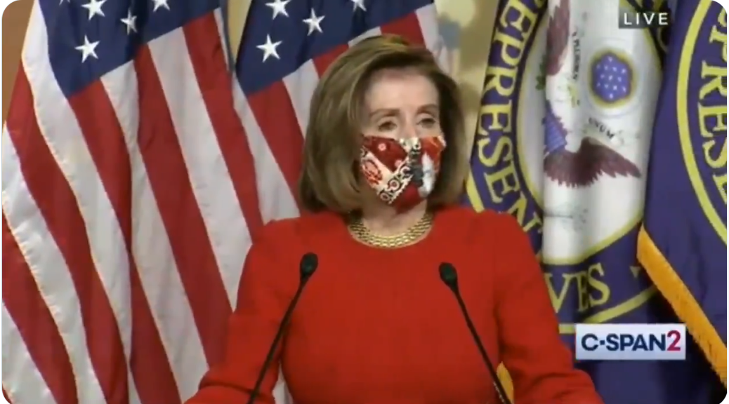 WATCH: Nancy Pelosi admits she blocked COVID relief bill for months