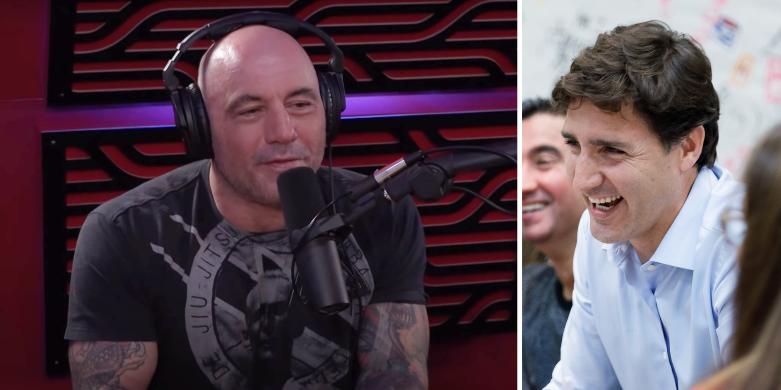WATCH: Joe Rogan calls Justin Trudeau a 'p*ssy' who did 'blackface thirty or forty times'