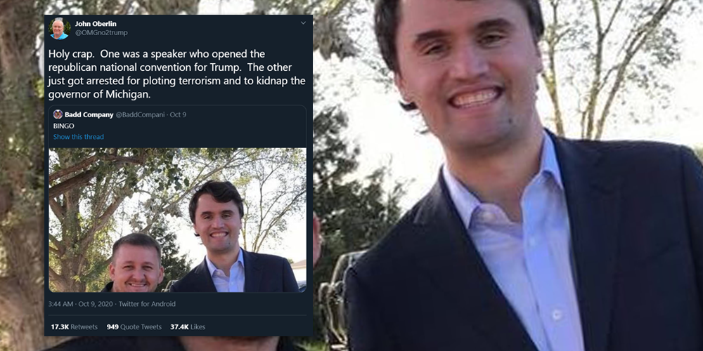 Hoax implicating Charlie Kirk in Whitmer kidnapping plot still live on Twitter despite fact checks