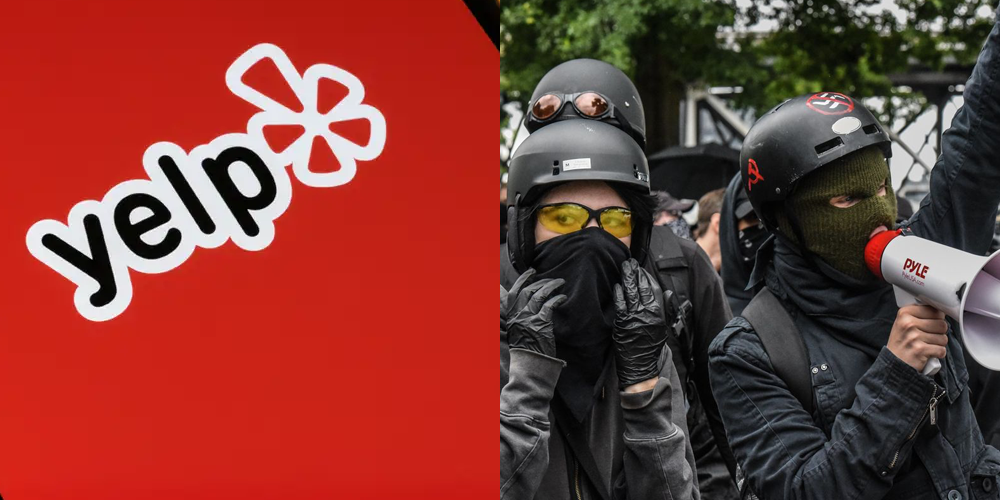 Antifa begins compiling lists of businesses to add to Yelp's 'racism' blacklist
