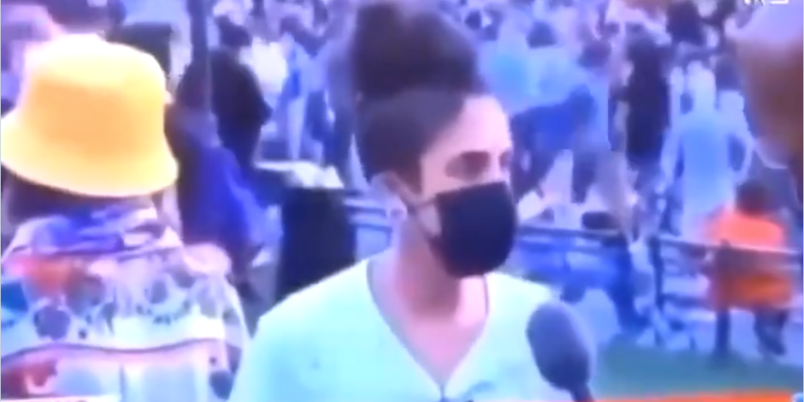 WATCH: De Blasio's daughter says Biden 'was able to steal' election and Kamala is president