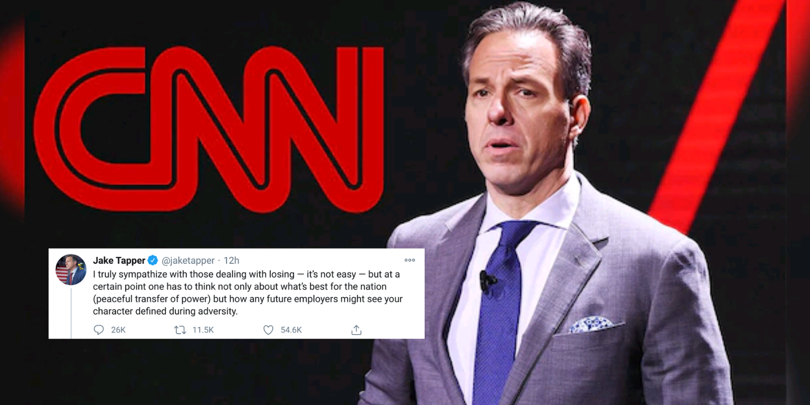 CNN's Jake Tapper warns of consequences for Trump supporters