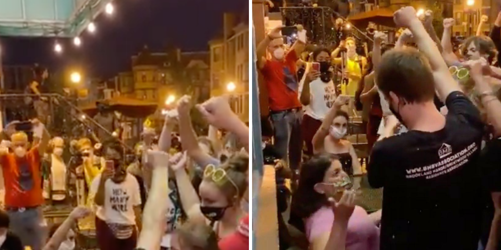 Watch: BLM mob forces DC restaurant patrons to raise fists in ‘black power’ salute