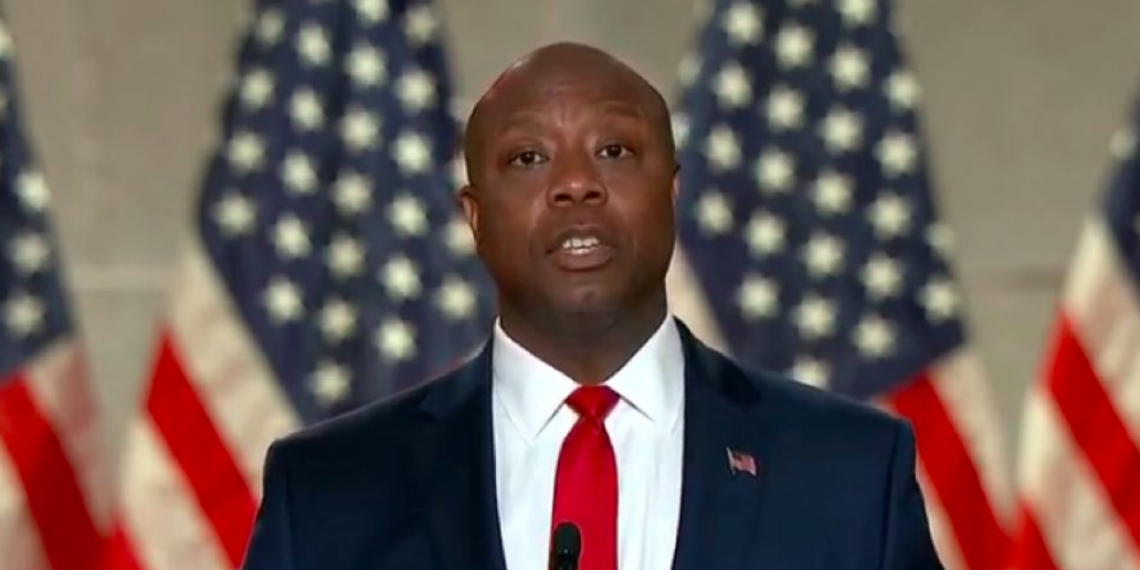 WATCH: Tim Scott blasts Biden, says Trump has 'the heart of what it makes to be a good president'