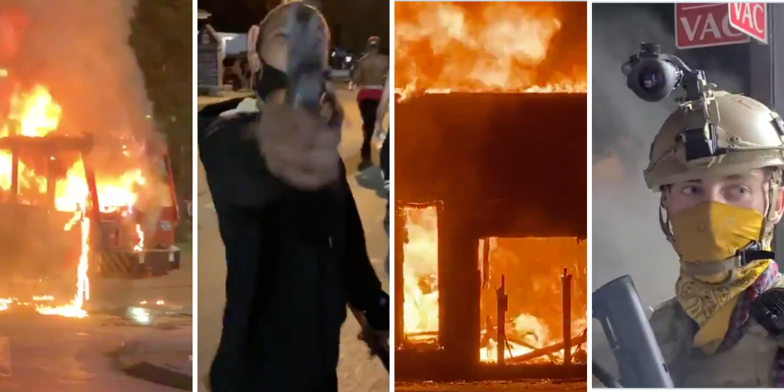 Rioters loot businesses in Kenosha, point gun at journalist, as establishment media ignores violence