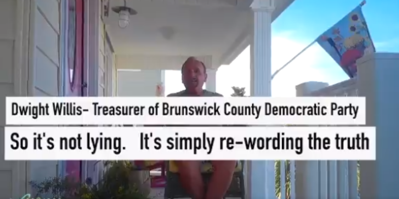 WATCH: Southern Democrat being coached to hide the truth from voters