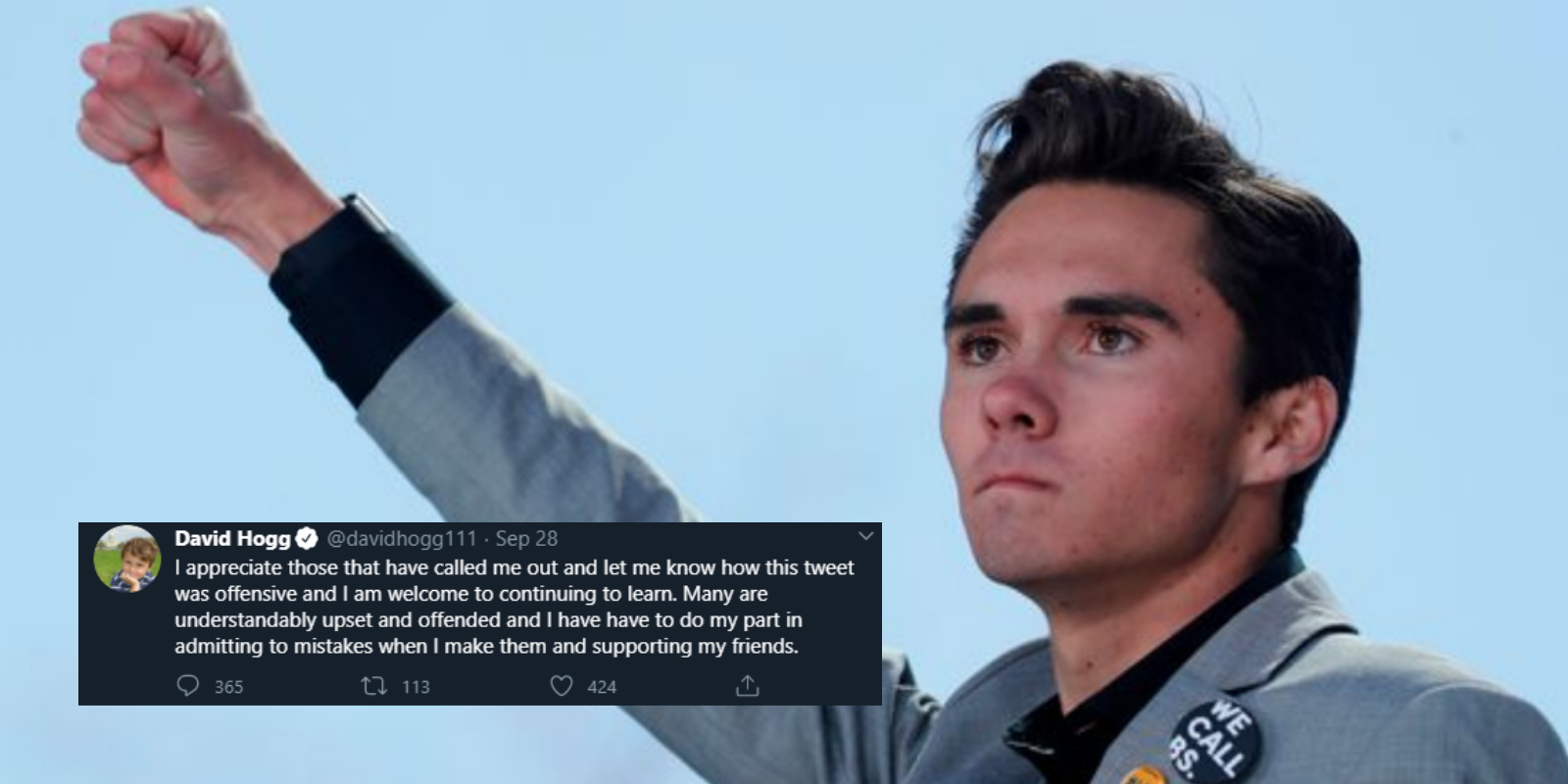 Gun control activist pleads for forgiveness on Twitter after criticizing violence by people who aren't white