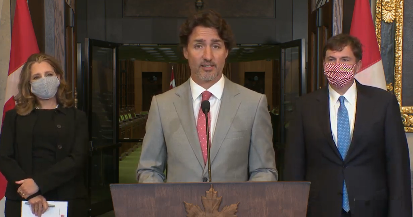 Trudeau says Canadians more focused on plan to address health crisis than on WE Charity scandal