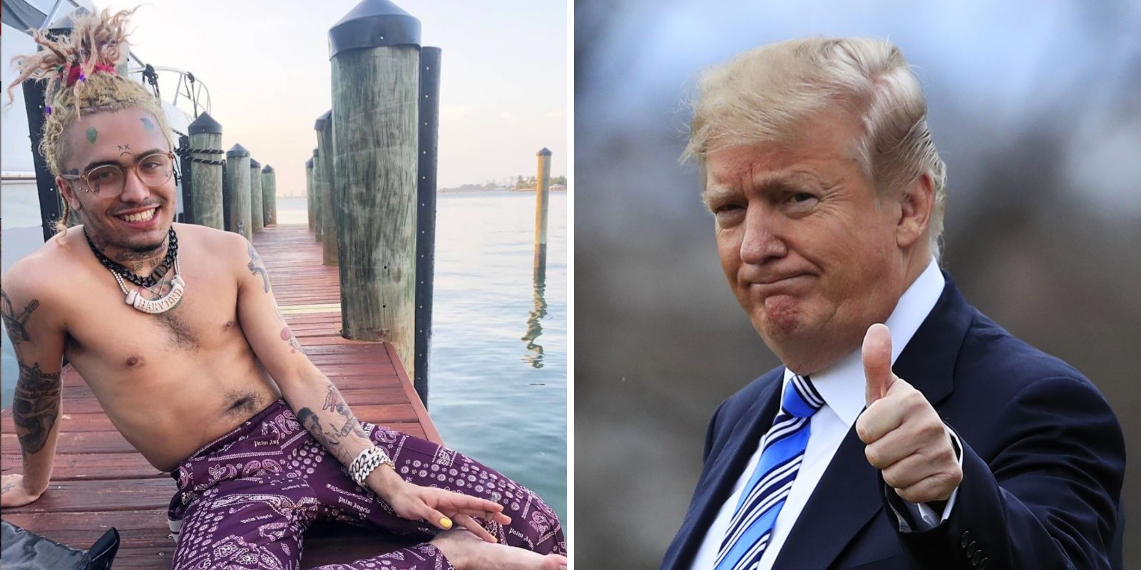 Rapper Lil Pump endorses Donald Trump for president