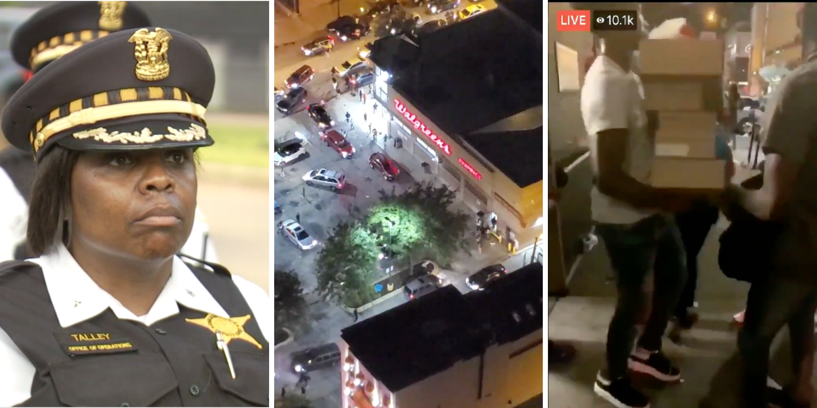 Looting and riots erupt overnight in Chicago, bridges raised as violence continues